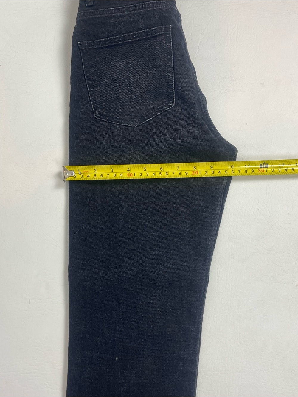 Zara High Rise Skinny Jeans Black Wash Size 4 - Picture 6 of 12